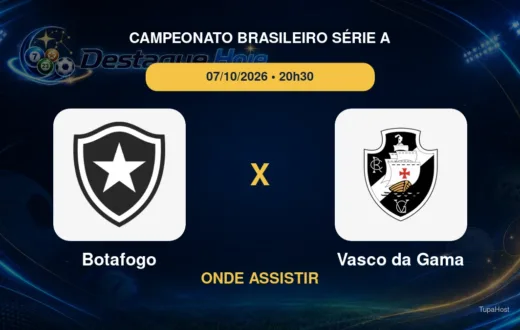 Botafogo x Vasco da Gama onde assistir