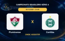Fluminense x Coritiba onde assistir