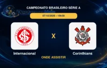 Internacional x Corinthians onde assistir