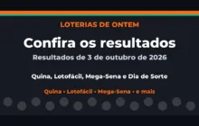 Confira o Resultado da Quina, Lotofácil de ontem e outras loterias