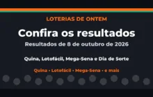 Confira o Resultado da Quina, Lotofácil de ontem e outras loterias